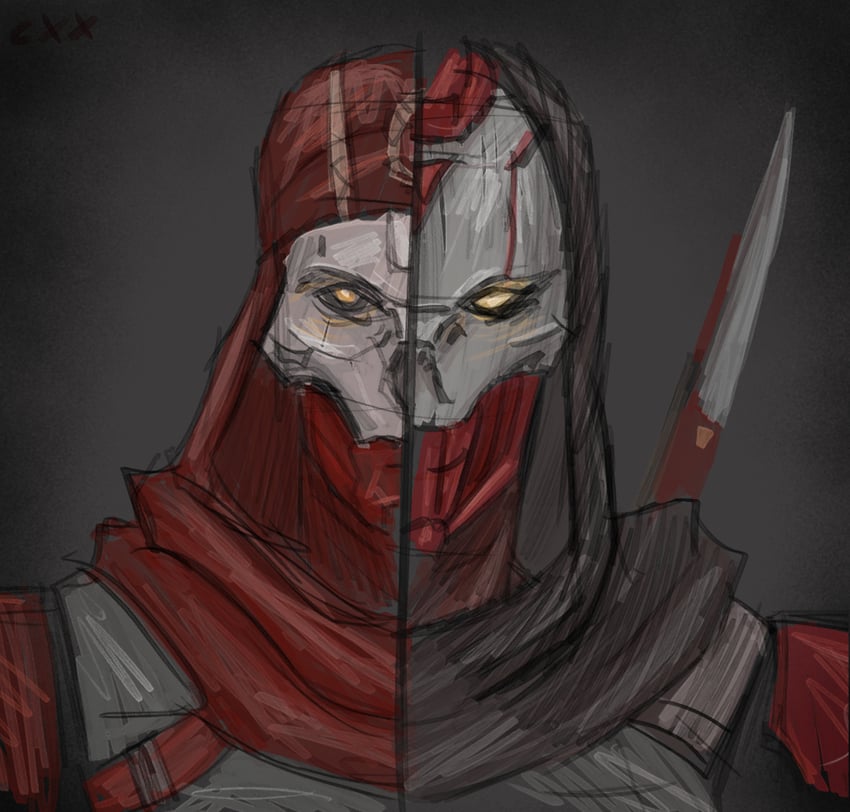 revenant and classic revenant (apex legends) drawn by max_cxx