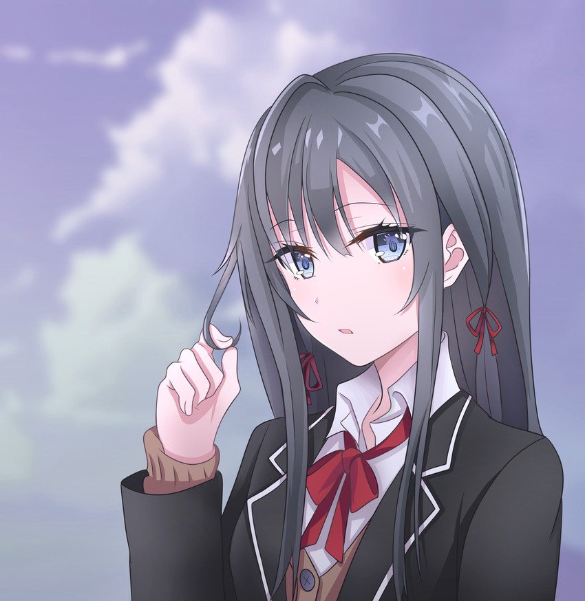 yukinoshita yukino (yahari ore no seishun lovecome wa machigatteiru.) drawn by mahdi