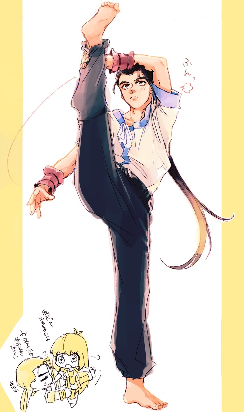 elhaym van houten and fei fong wong (xenogears) drawn by pin_(xeno)