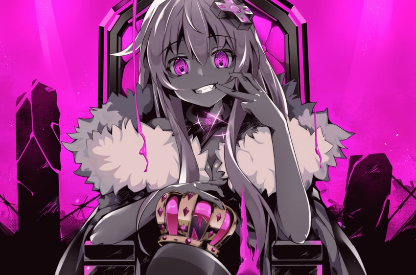 nepgear (vocaloid and 2 more) drawn by giga-tera