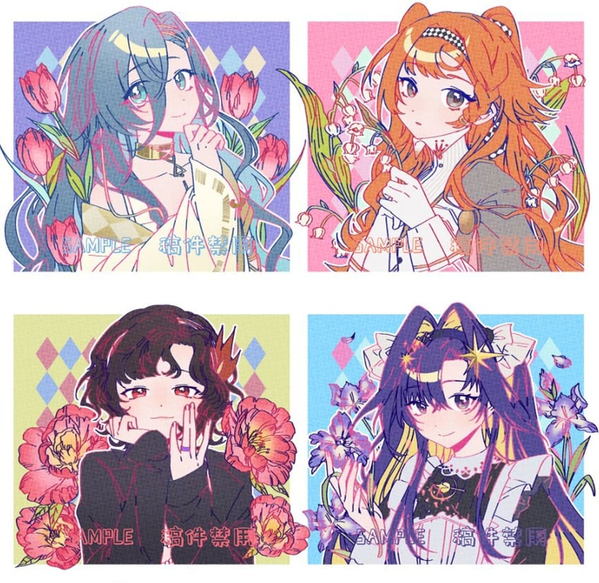 sonetto, 37, schneider, and voyager (reverse:1999) drawn by shenlan_yunxing