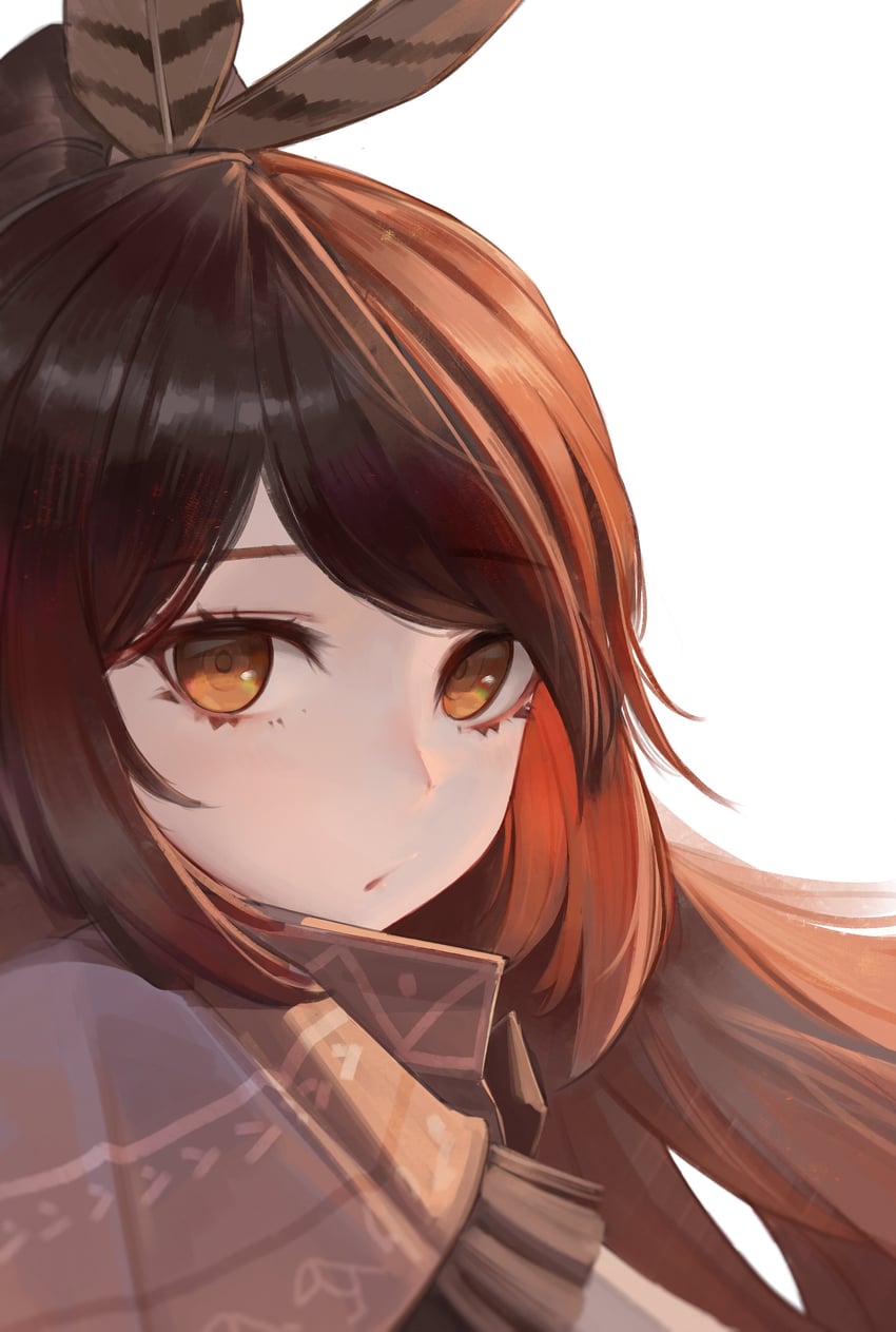 nanashi mumei (hololive and 1 more) drawn by hantata