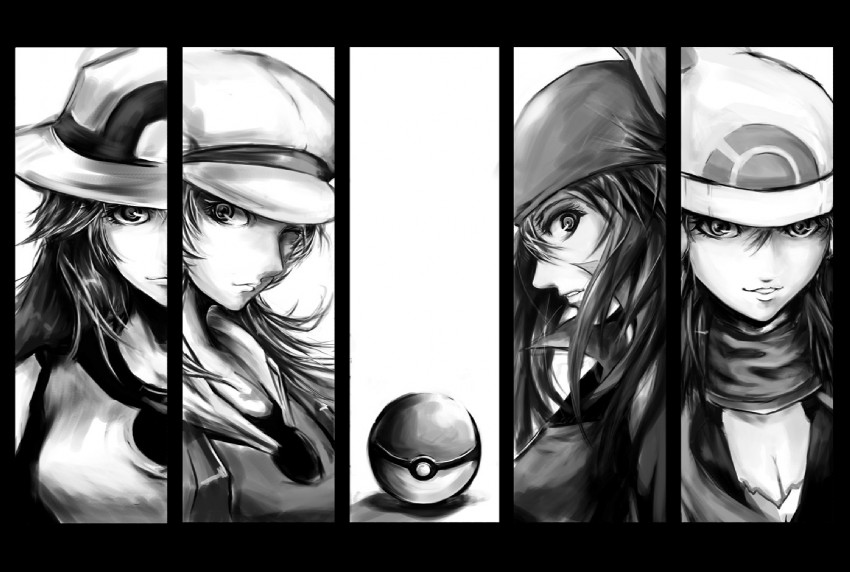 dawn, may, leaf, and lyra (pokemon and 4 more) drawn by ying_mao
