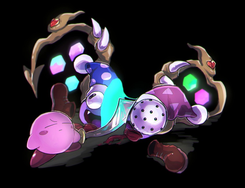 kirby and marx (kirby and 1 more) drawn by chiimako