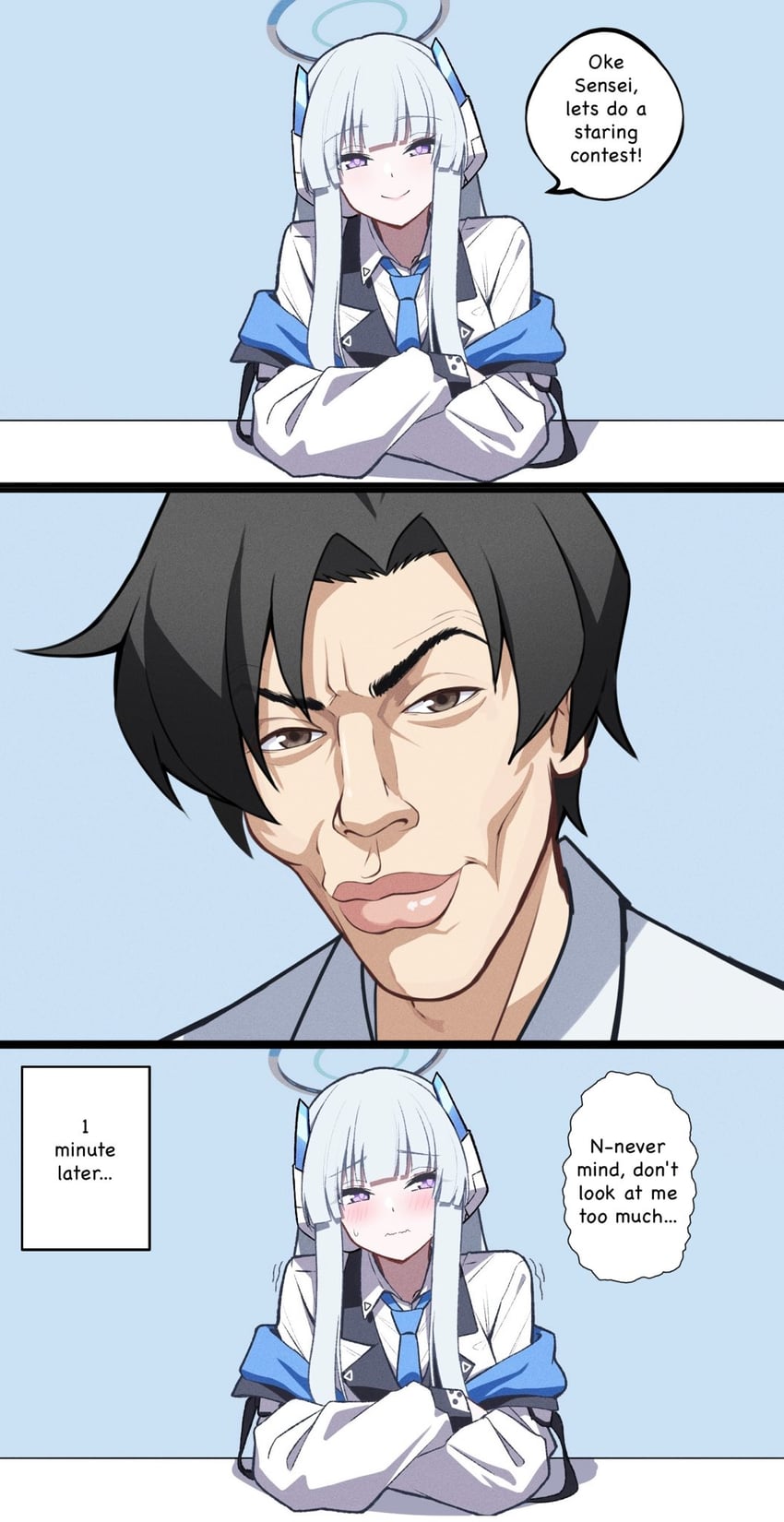 sensei and noa (blue archive and 1 more) drawn by reia_76