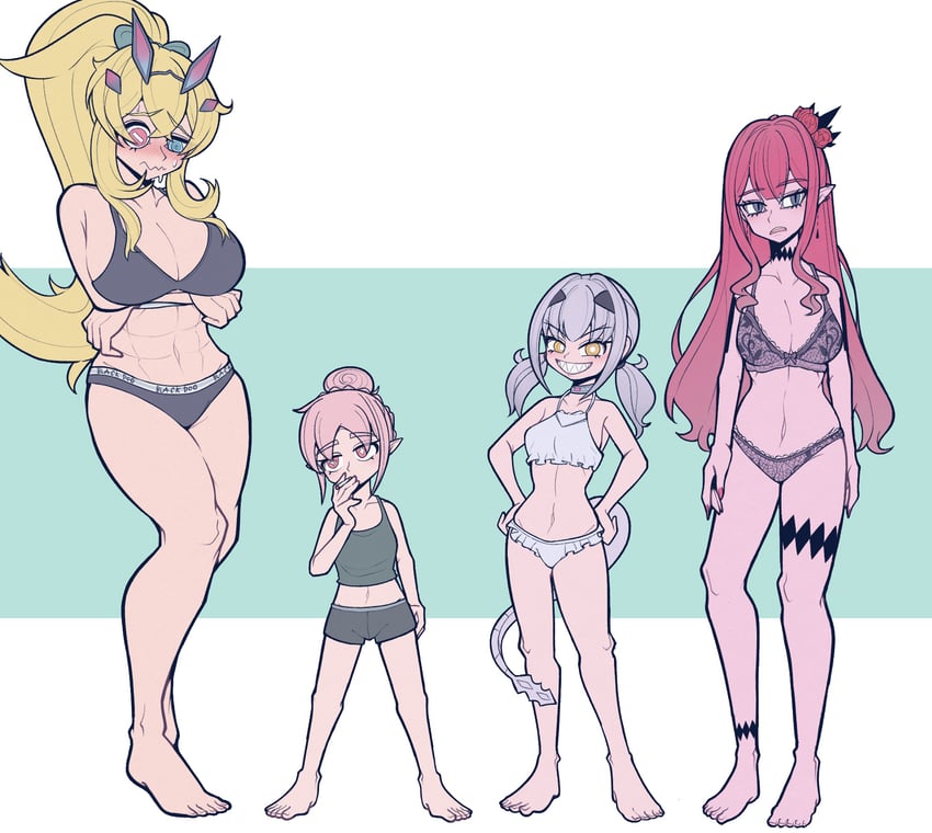 baobhan sith, melusine, barghest, and habetrot (fate and 1 more) drawn by lrl23wznet74220