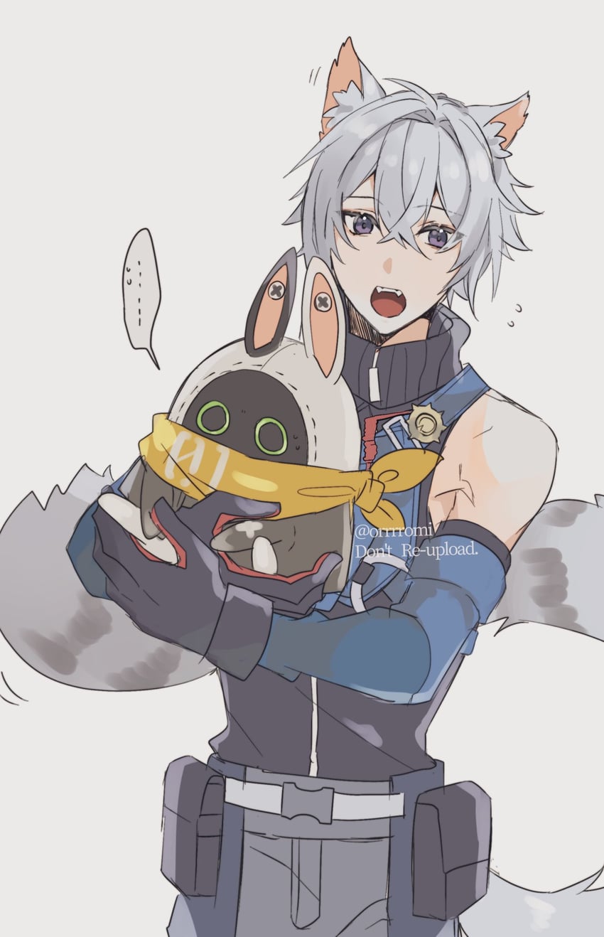 eous and seth lowell (zenless zone zero) drawn by orrrromi