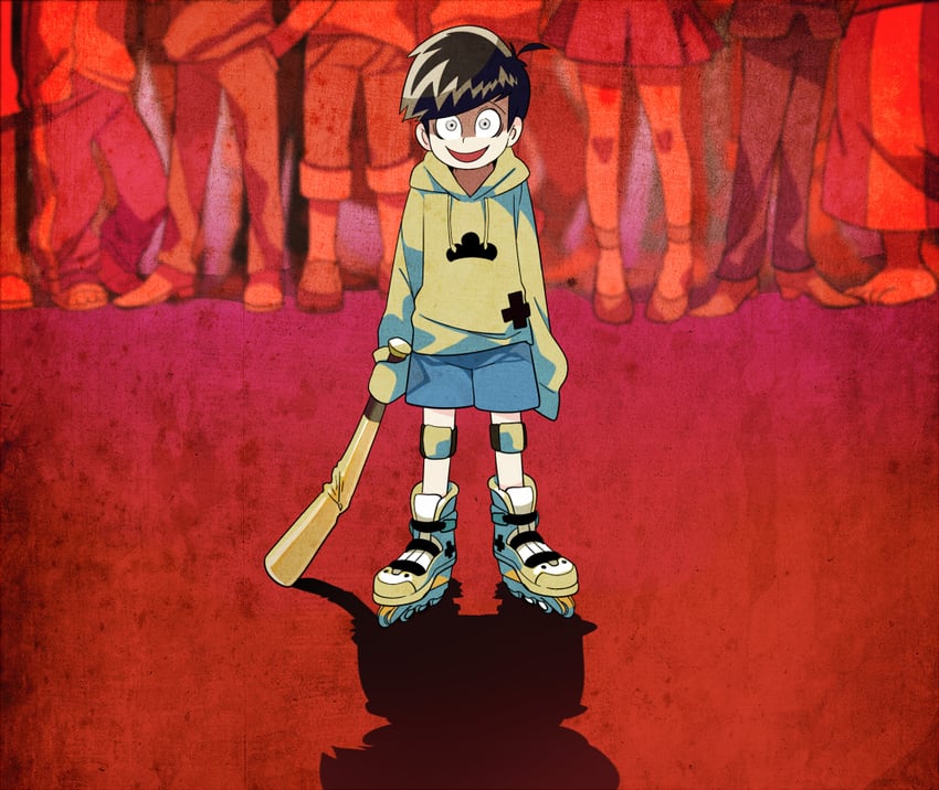 matsuno karamatsu, matsuno ichimatsu, matsuno jyushimatsu, matsuno todomatsu, yowai totoko, and 2 more (osomatsu and 2 more) drawn by garara382