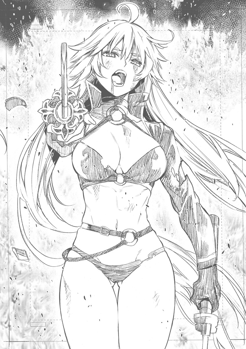jeanne d'arc alter (fate and 1 more) drawn by kojima_takeshi