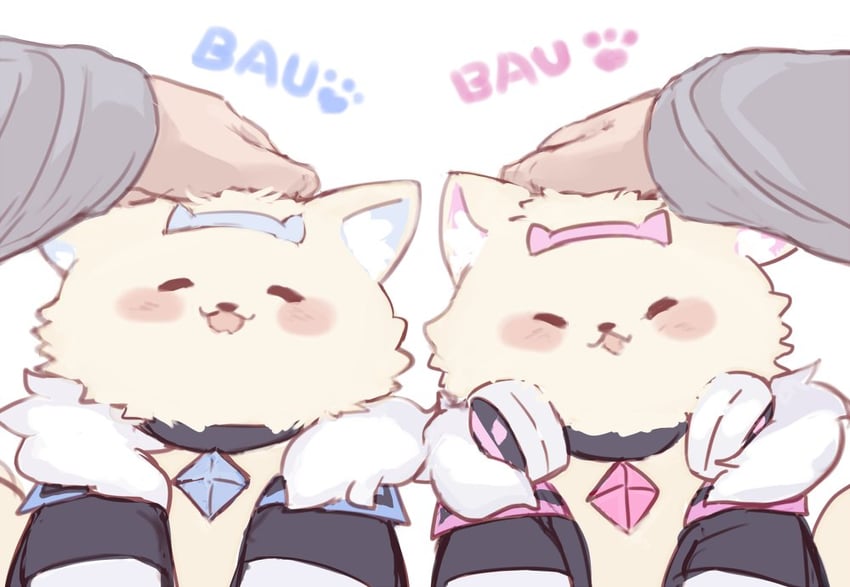 fuwawa abyssgard and mococo abyssgard (hololive and 1 more) drawn by yuuyu_(777)