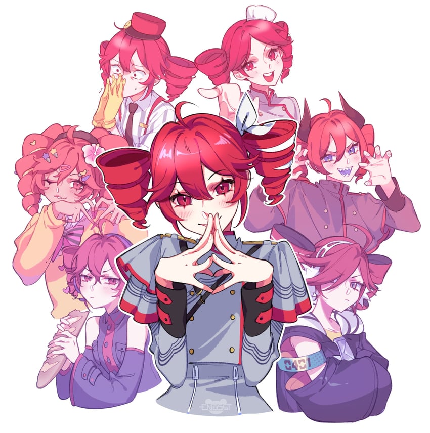 kasane teto and rival teto (pokemon and 8 more) drawn by enosst