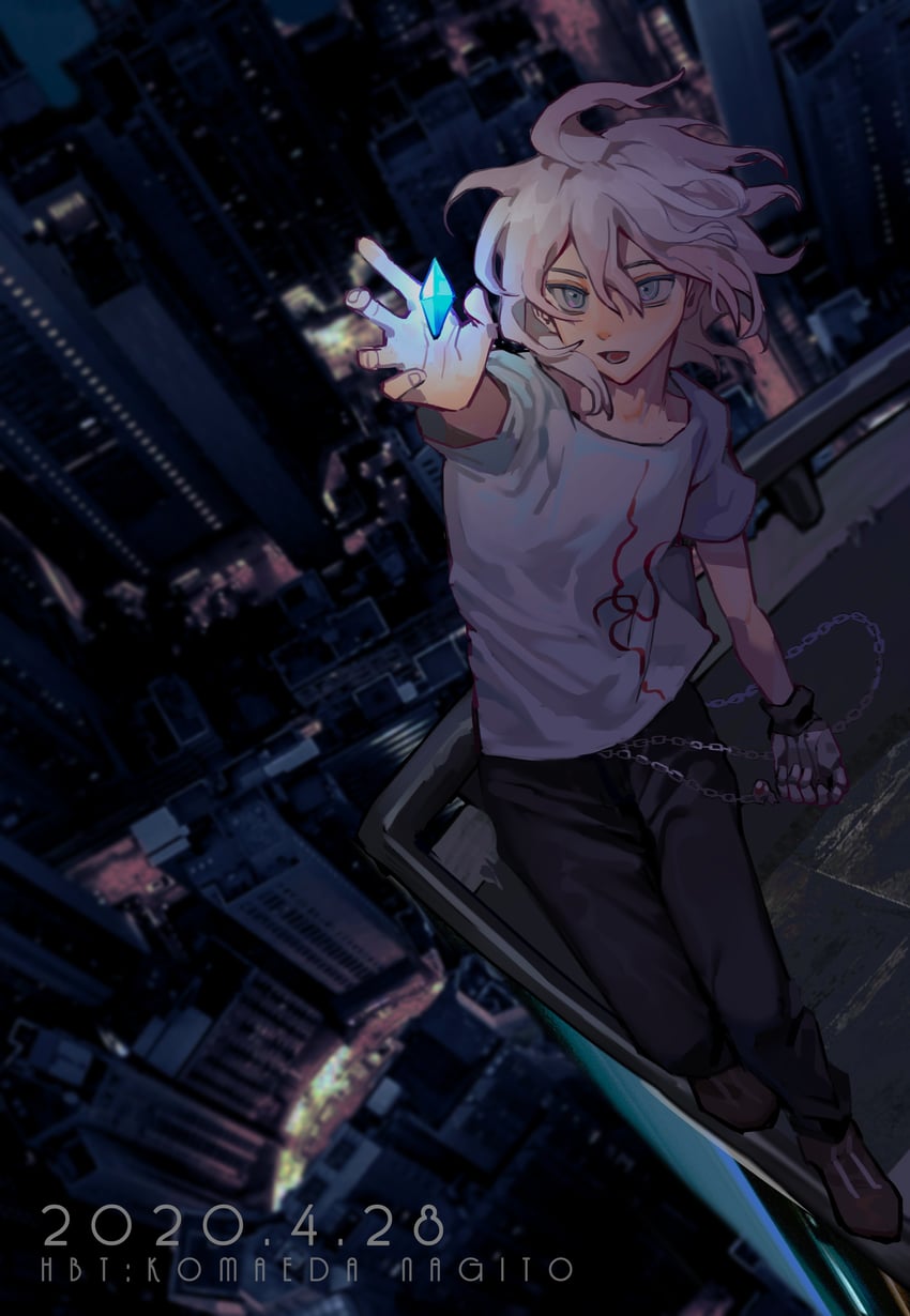komaeda nagito (danganronpa and 1 more) drawn by sanmuchengqun