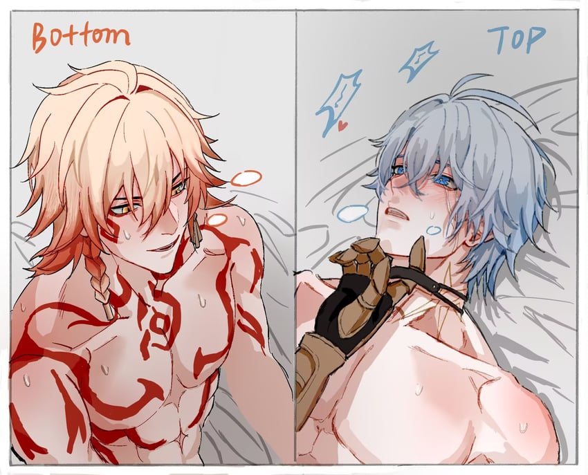 phainon and mydei (honkai and 1 more) drawn by yoshiki43445590