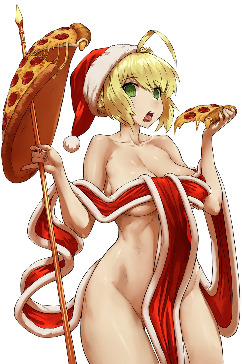 nero claudius (fate and 2 more) drawn by haraya_manawari
