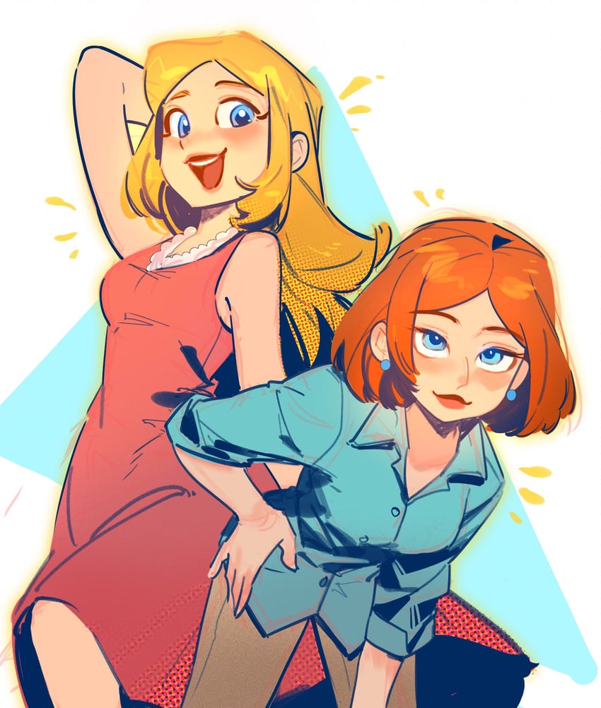 lois griffin and francine smith (family guy and 1 more) drawn by rrrrrrrrrrrou1