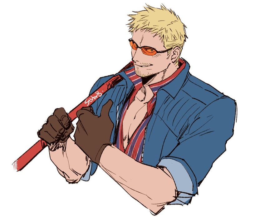billy kane (the king of fighters and 2 more) drawn by strbrb789