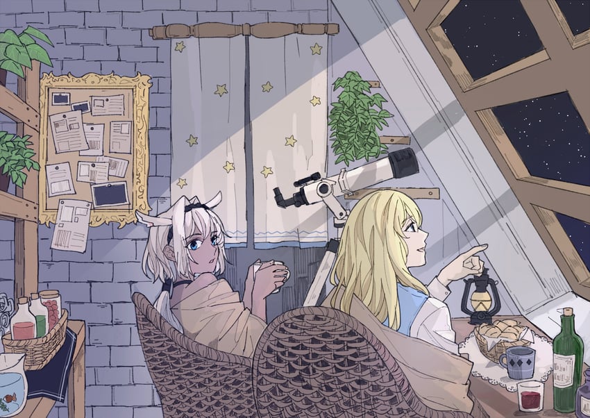 caenis and kirschtaria wodime (fate and 1 more) drawn by tsengyun