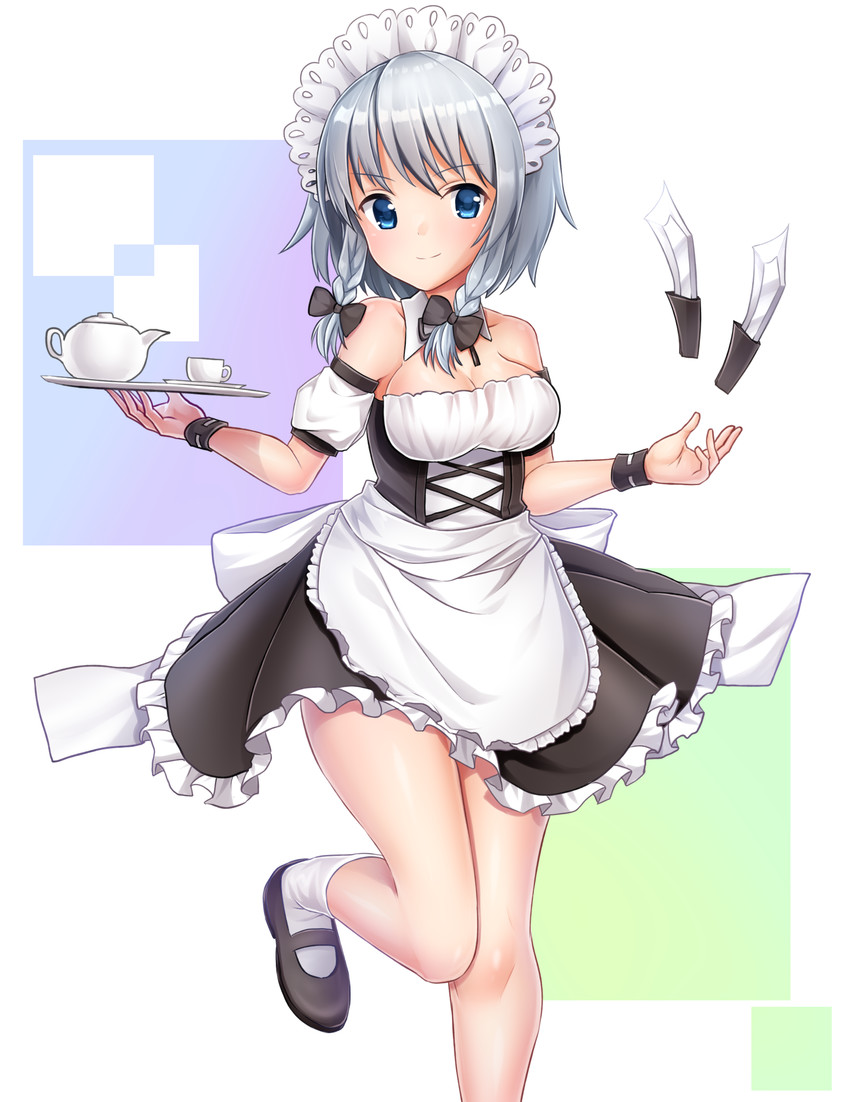 izayoi sakuya (touhou) drawn by sea_scorpion_(umisasori)