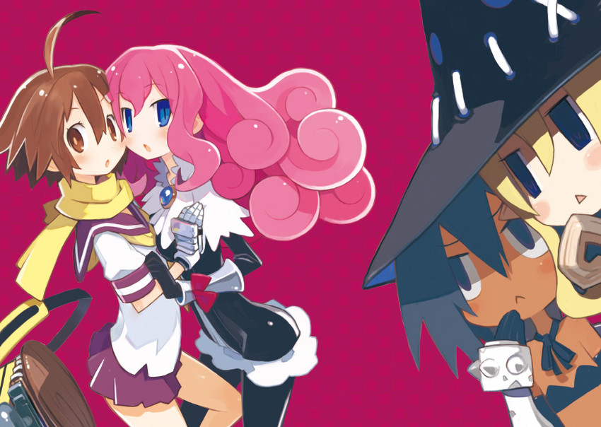 mail, mahiro, charm, and mona (original and 1 more) drawn by harada_takehito