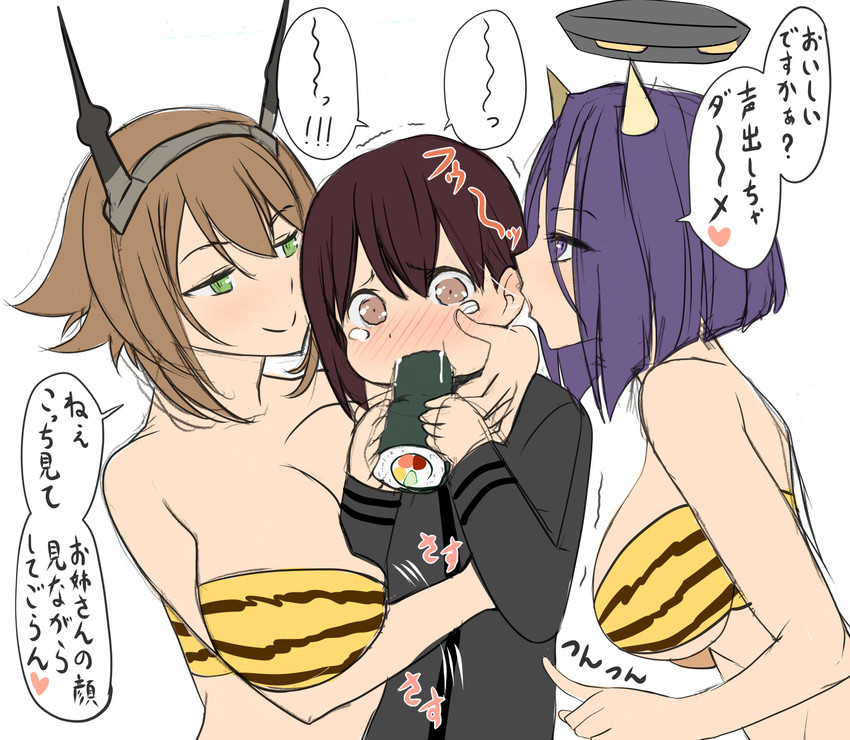 admiral, mutsu, tatsuta, and little boy admiral (kantai collection) drawn by kloah