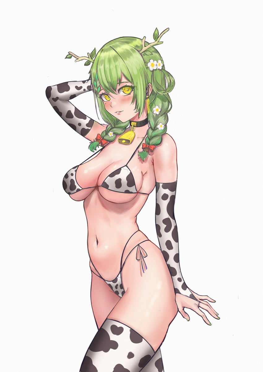 ceres fauna (hololive and 1 more) drawn by mikexyil