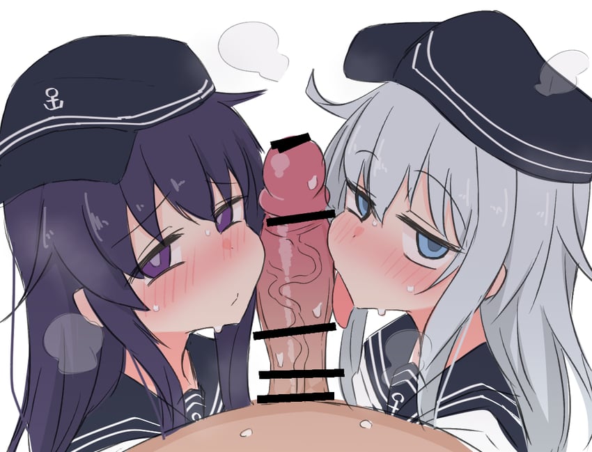 hibiki and akatsuki (kantai collection) drawn by ame_(amechan17391739)