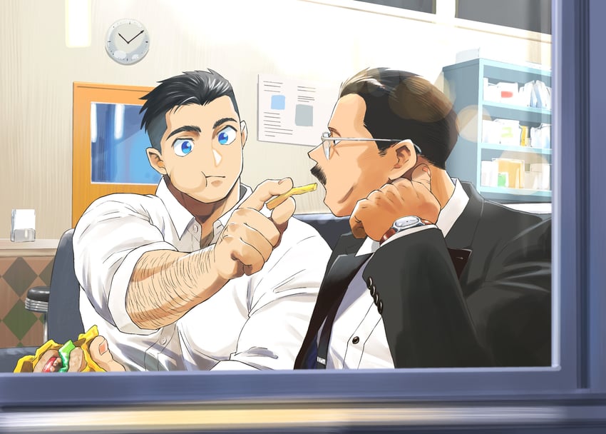 billy russell and john rottweil (original) drawn by dickfish_(fishismdick)