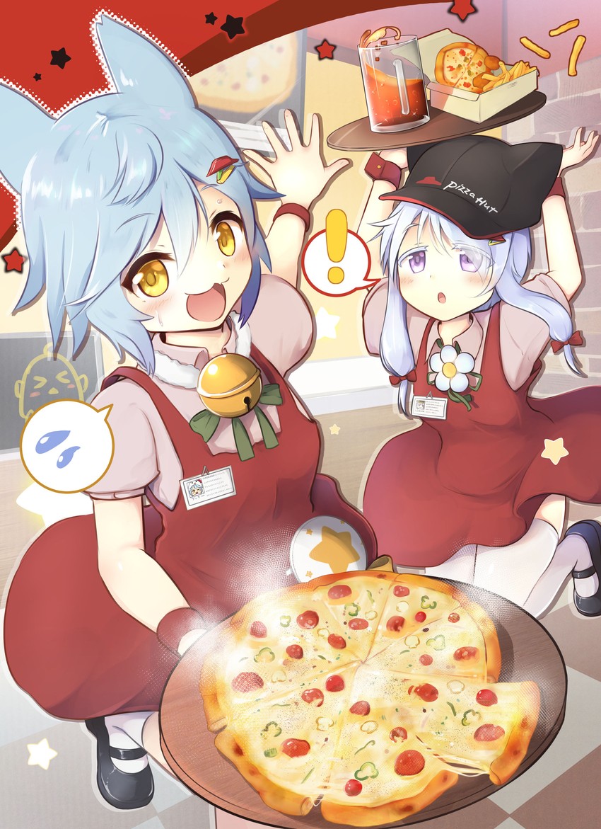 manjuu, fubuki, and uranami (azur lane and 1 more) drawn by nekonetoru_take
