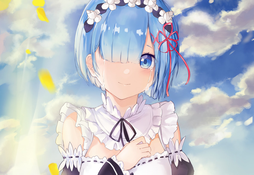 rem (re:zero kara hajimeru isekai seikatsu) drawn by oretsuu