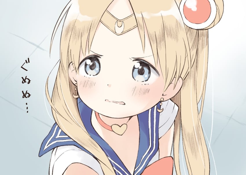 tsukino usagi and sailor moon (bishoujo senshi sailor moon) drawn by nanoningen_(anapoko)