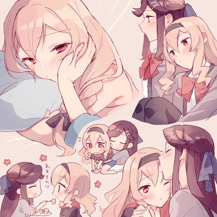 saijou claudine and tendou maya (shoujo kageki revue starlight) drawn by wato_(ko)