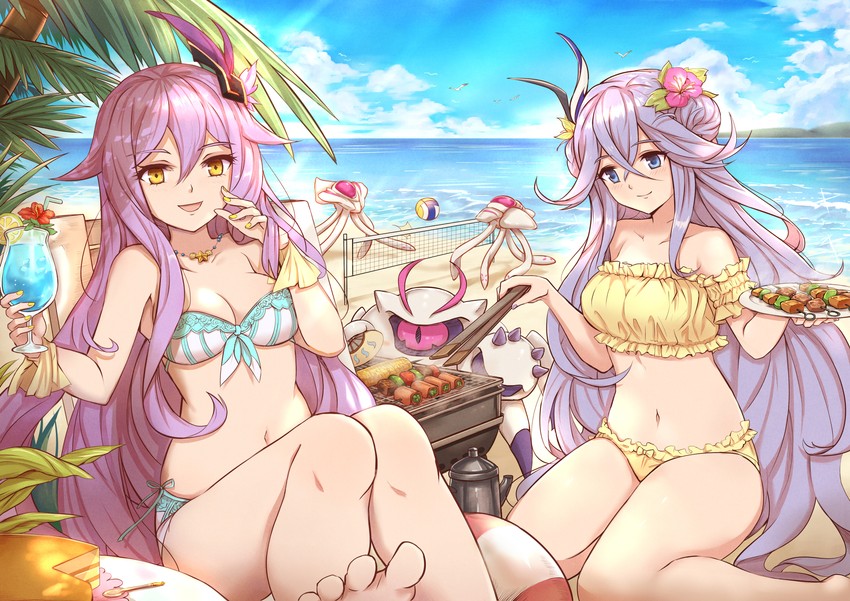 sirin, benares, bella, and honkai beast (honkai and 1 more) drawn by yougenko