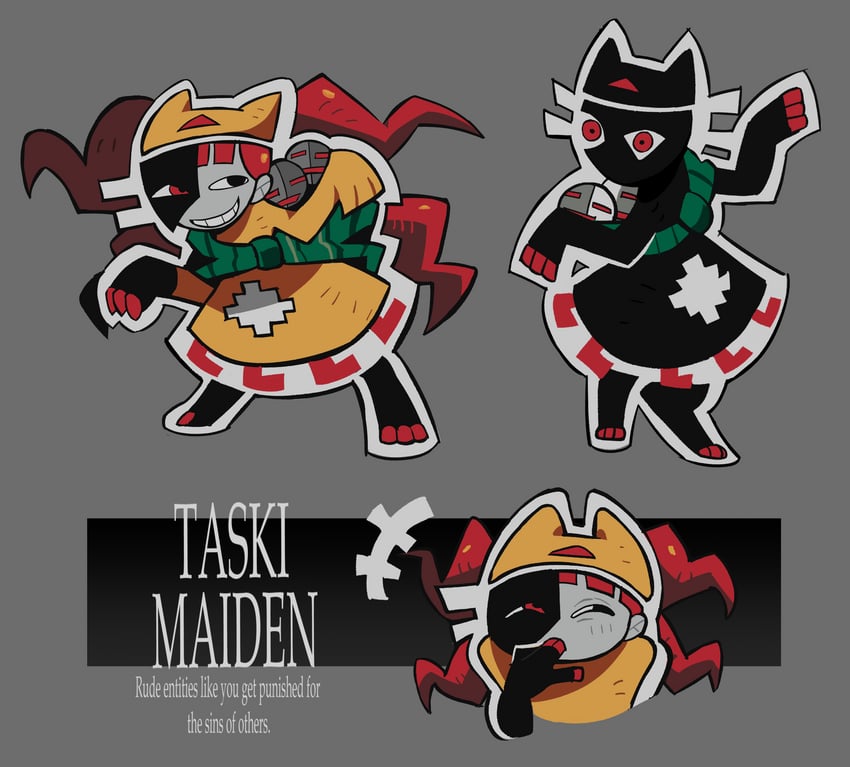 taski maiden (ena and 1 more) drawn by bajinns