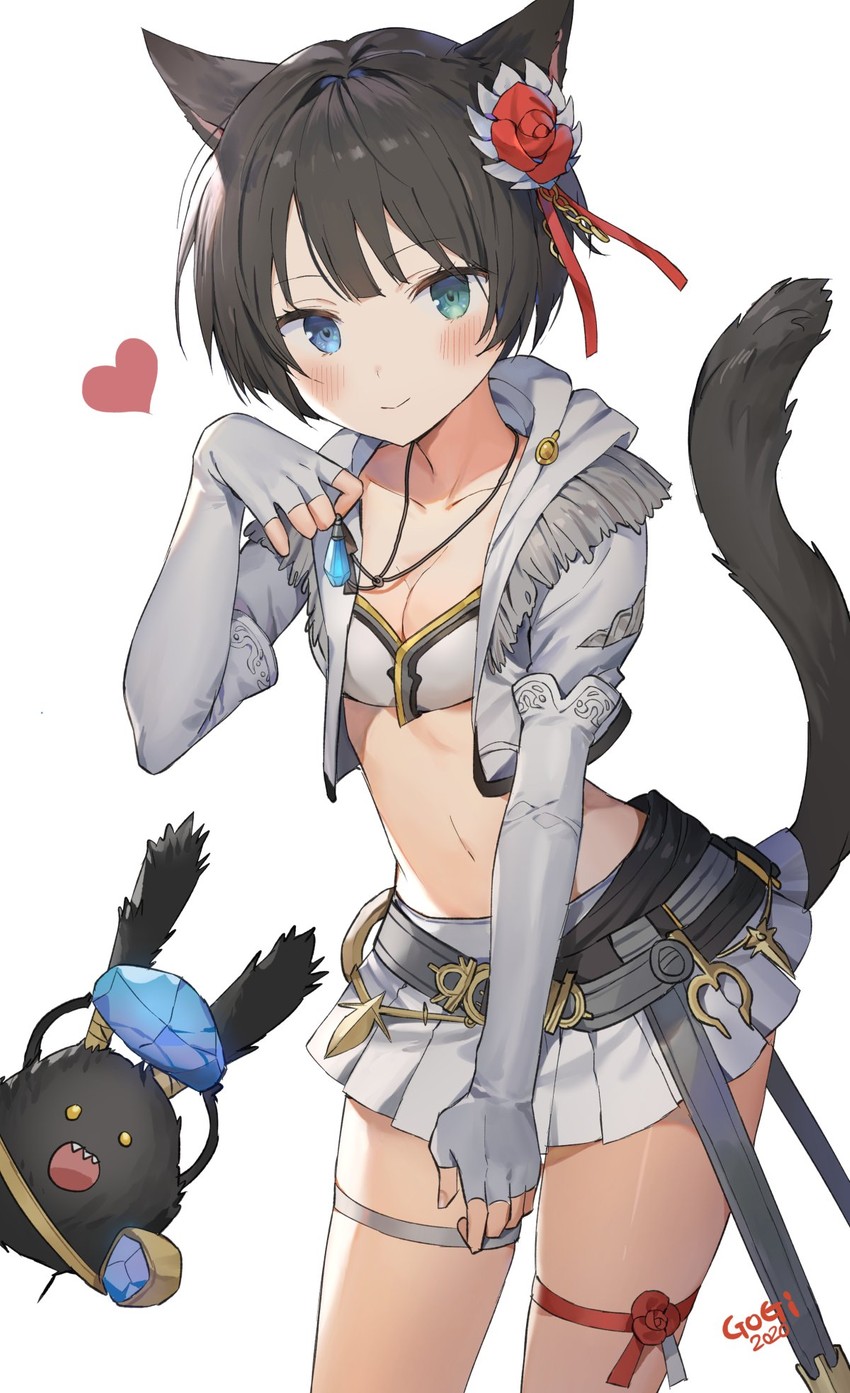 warrior of light and spriggan (final fantasy and 1 more) drawn by gompang