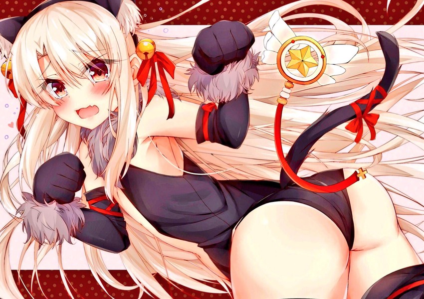 illyasviel von einzbern and magical ruby (fate and 1 more) drawn by rouka_(akatyann)