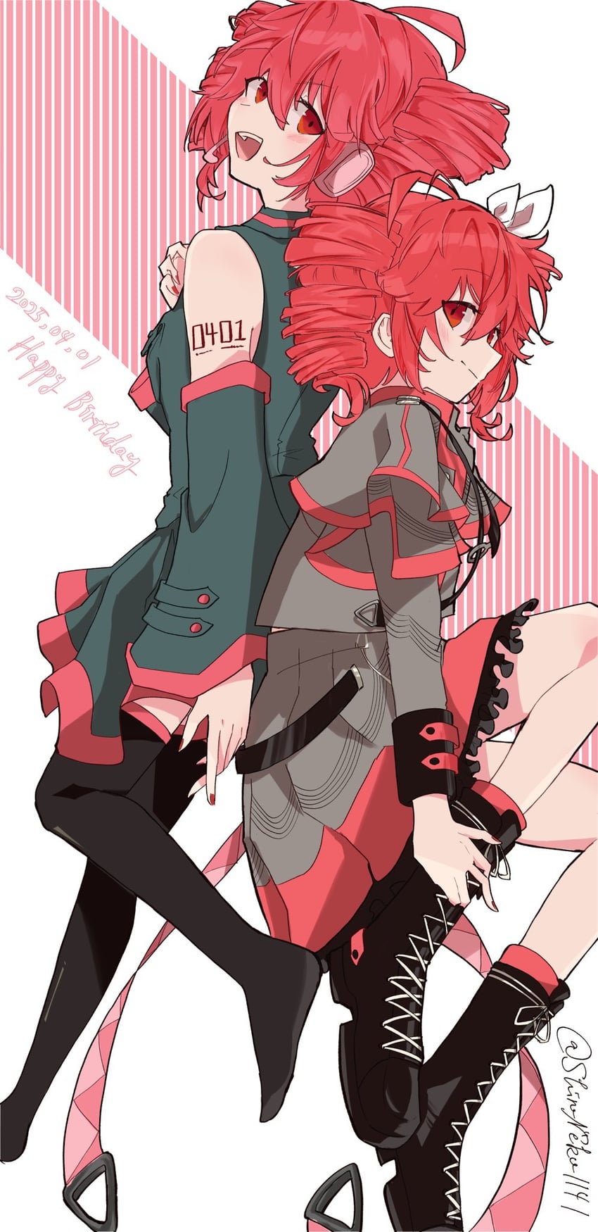 kasane teto (utau and 1 more) drawn by shironeko_(brwc_g20)