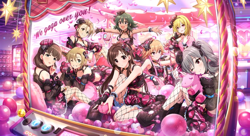 kanzaki ranko, sakuma mayu, ninomiya asuka, tada riina, natalia, and 3 more (idolmaster and 2 more)