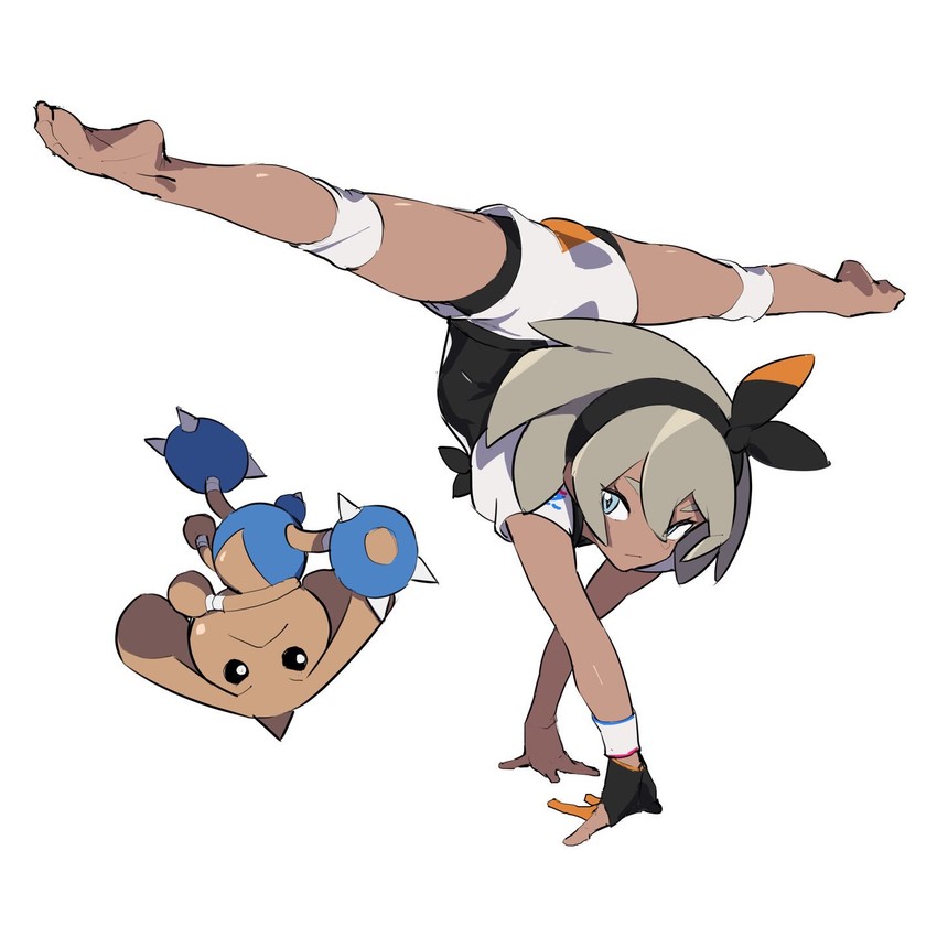 bea and hitmontop (pokemon and 1 more) drawn by jikatarou