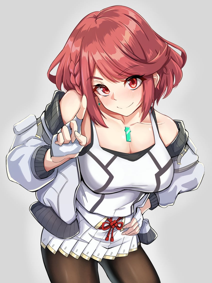 pyra and mio (xenoblade chronicles and 2 more) drawn by timosan