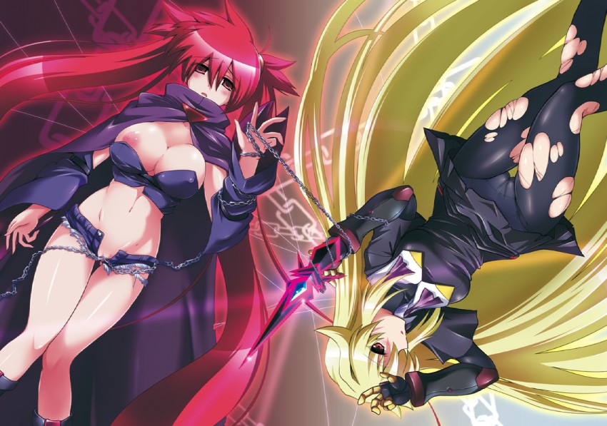 scharlachrot and weiss (arcana heart and 1 more) drawn by c.r.