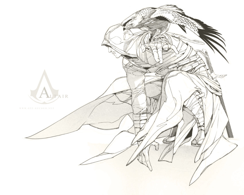 altair ibn la-ahad (assassin's creed) drawn by rae_(offrecord)