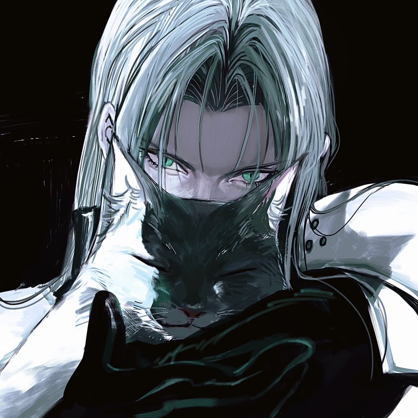 sephiroth (final fantasy and 2 more) drawn by hayashishisou