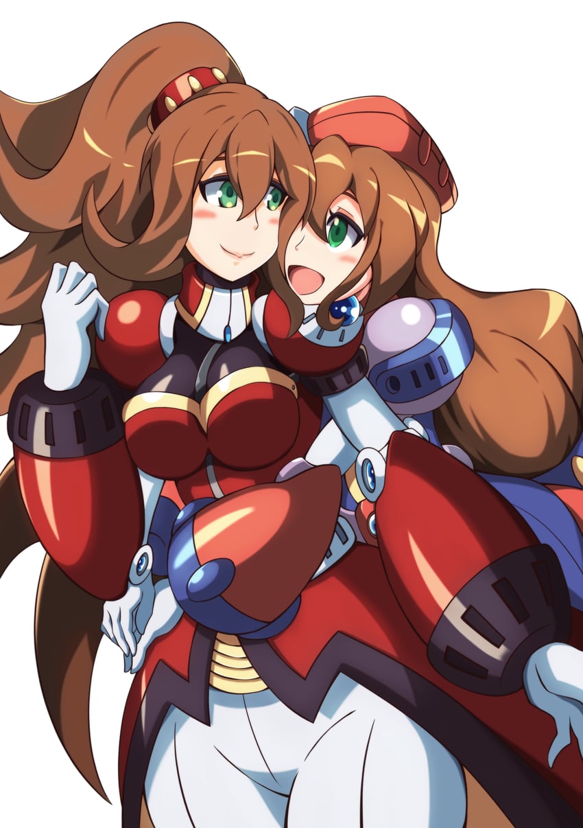 iris and iris -another- (mega man and 2 more) drawn by kotatuman_dash