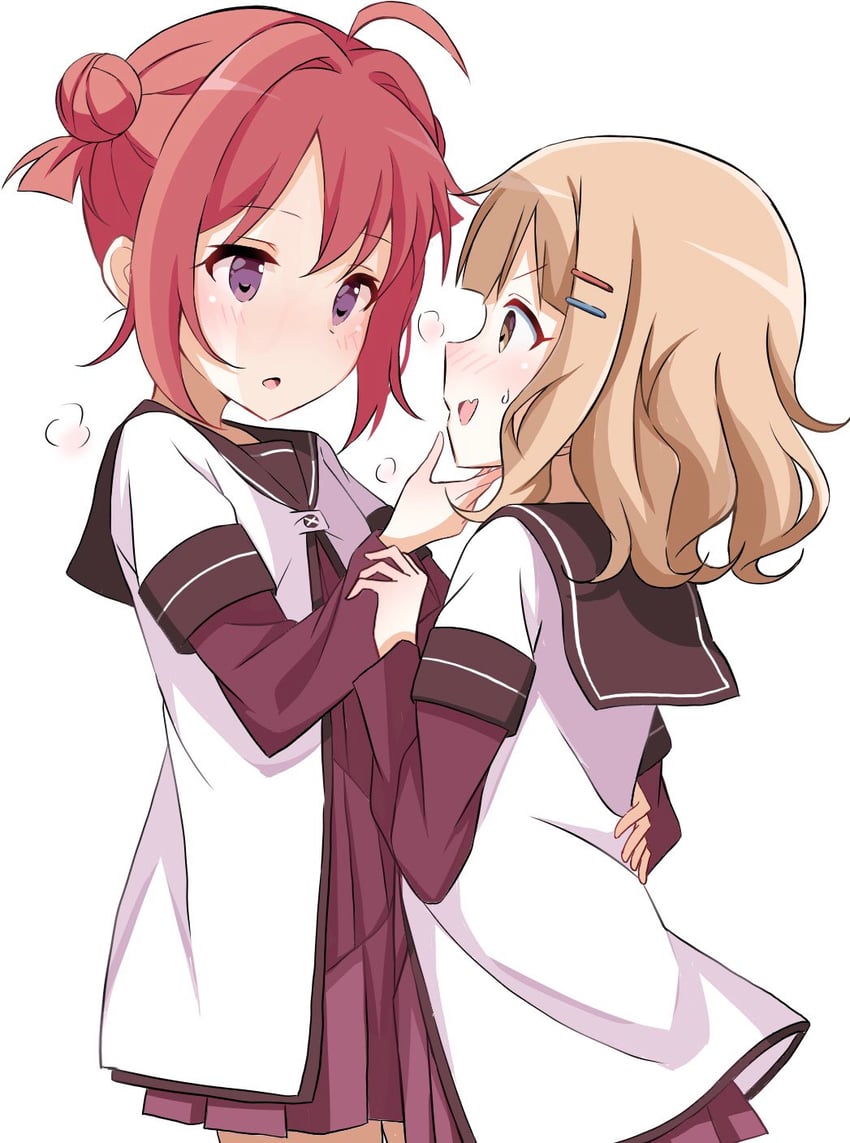 akaza akari and oomuro sakurako (yuruyuri) drawn by harumiya_(meron89893)