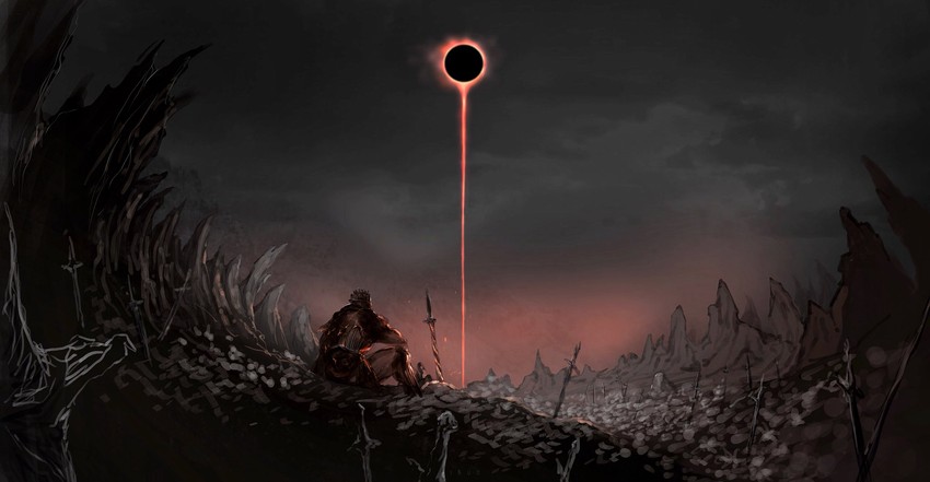 soul of cinder (dark souls and 1 more) drawn by ibuo_(ibukht1015)