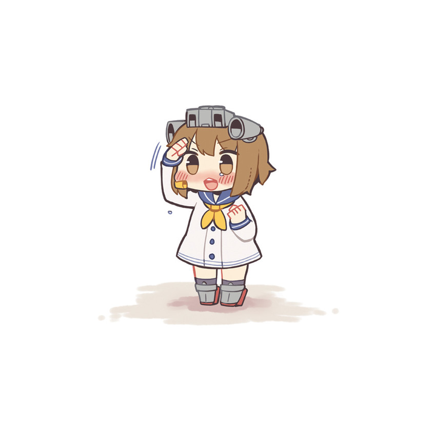 yukikaze (kantai collection) drawn by same_anko
