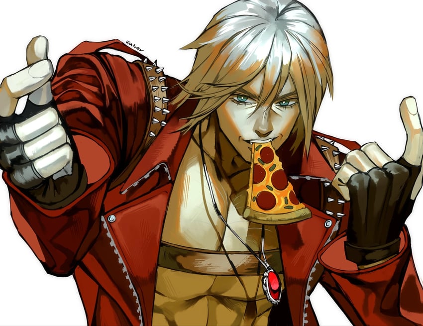 dante (devil may cry and 1 more) drawn by evil_kater