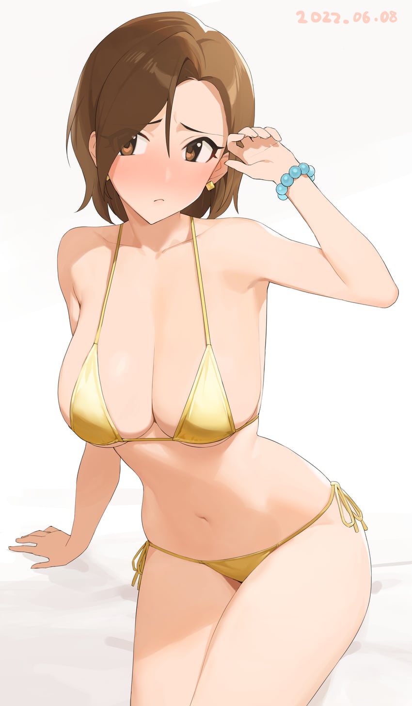 mizuki seira (idolmaster and 1 more) drawn by onao