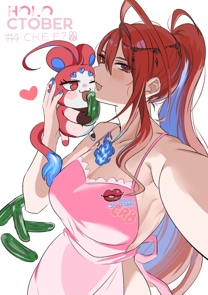 elizabeth rose bloodflame and chattino (hololive and 1 more) drawn by set7