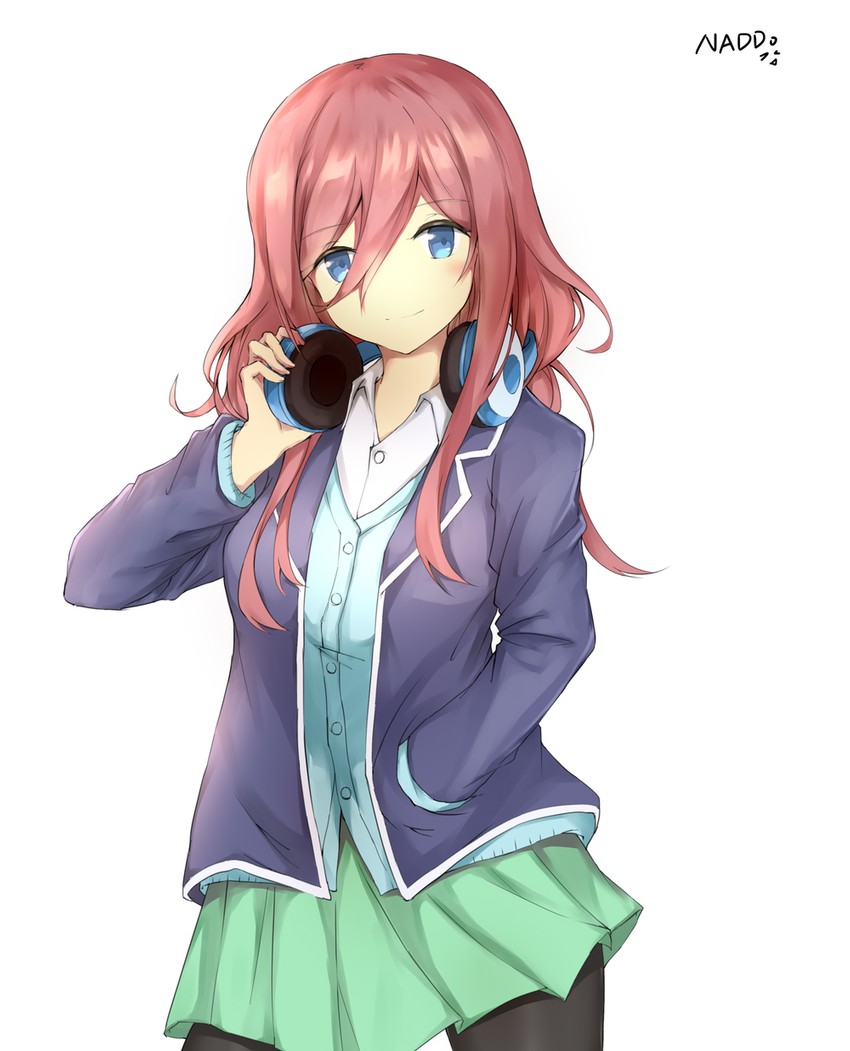 nakano miku (go-toubun no hanayome) drawn by omuretu_(butterroru)